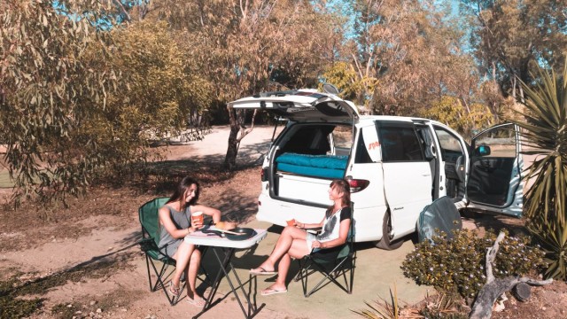 AU camping in Australia