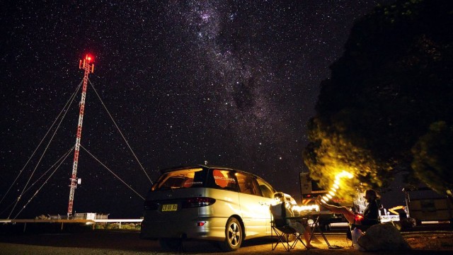 Sleeping under the stars in Australia